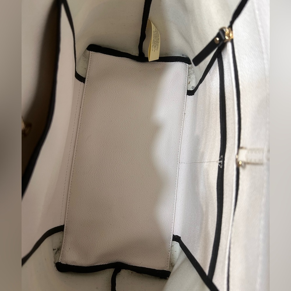 Kate Spade Black and White Striped Tote Bag - Picture 5 of 10
